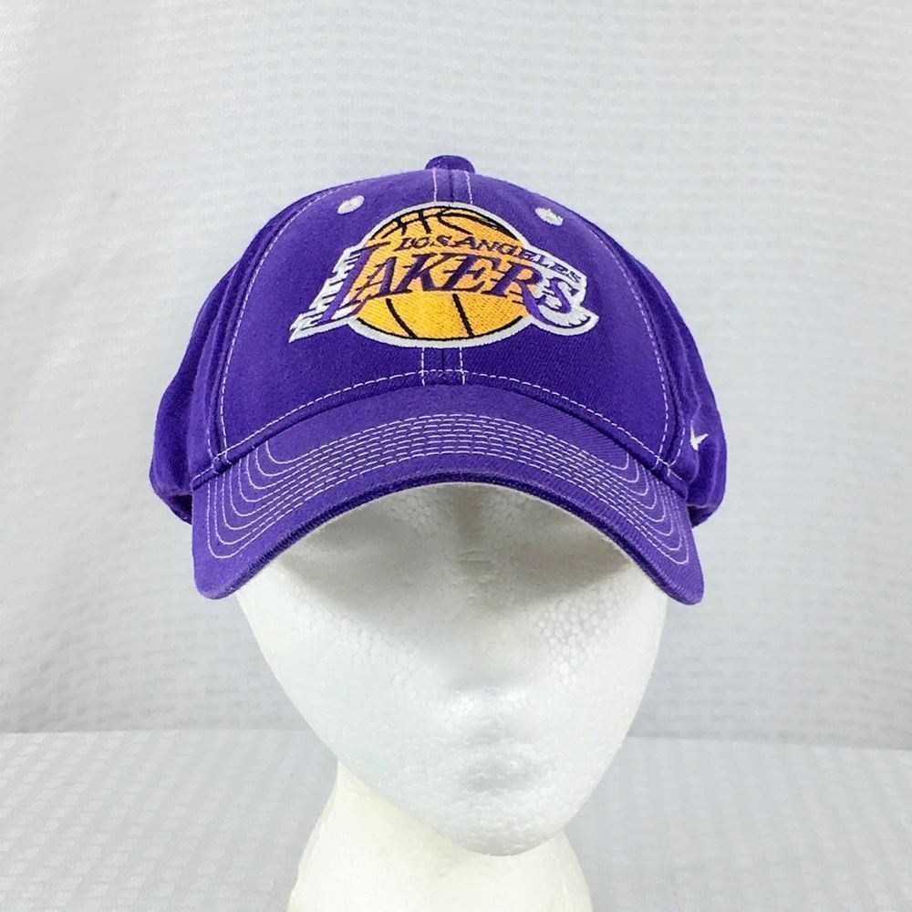 2000s Nike Team Los Angeles Lakers Flex Cap - Picture 2 of 10